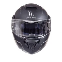 Policarbonato Mt Helmets Atom Sv Solid Nero Opaco -Sconto Mt Outlet atom solid mattblackk 2