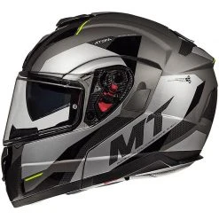 Policarbonato Mt Helmets Atom Sv Transcend E2 Grigio Opaco