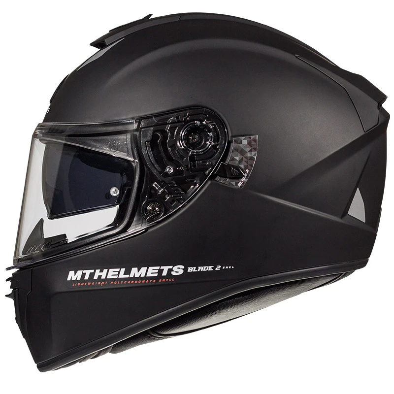 Policarbonato Mt Helmets Blade 2 Sv Solid A1 Nero Opaco 2 Policarbonato Mt Helmets Blade 2 Sv Solid A1 Nero Opaco - immagine 2