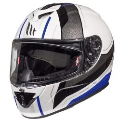 Fibra Mt Helmets Rapide Duel D5 Bianco Blu