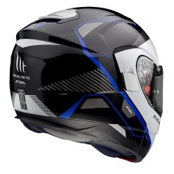 Policarbonato Casco Modulare Mt Helmets Atom Sv Opened B7 Blu -Sconto Mt Outlet mthelmets atomsv opened helmet blu 4