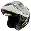 Policarbonato Casco Modulare Mt Helmets Atom Sv Opened B3 Giallo