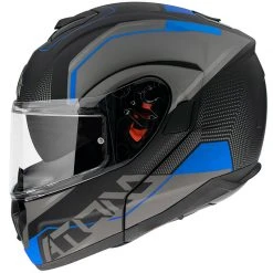 Policarbonato Casco Modulare Mt Helmets Atom Sv Quark A7 Blu -Sconto Mt Outlet mthelmets atomsv quark blu 2