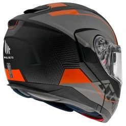 Policarbonato Casco Modulare Mt Helmets Atom Sv Quark A4 Arancio -Sconto Mt Outlet mthelmets atomsvquark arancio 3