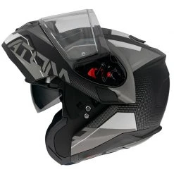 Policarbonato Casco Modulare Mt Helmets Atom Sv Quark A0 Bianco