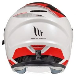 Policarbonato Mt Helmets Avenue Sv Sideway C5 Bianco Rosso -Sconto Mt Outlet mthelmets avenuesv sideway rosso 3