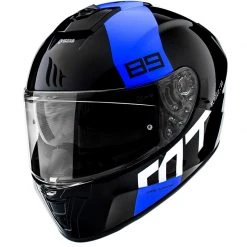 Policarbonato Casco Mt Helmets Blade 2 Sv 89 B7 Blu