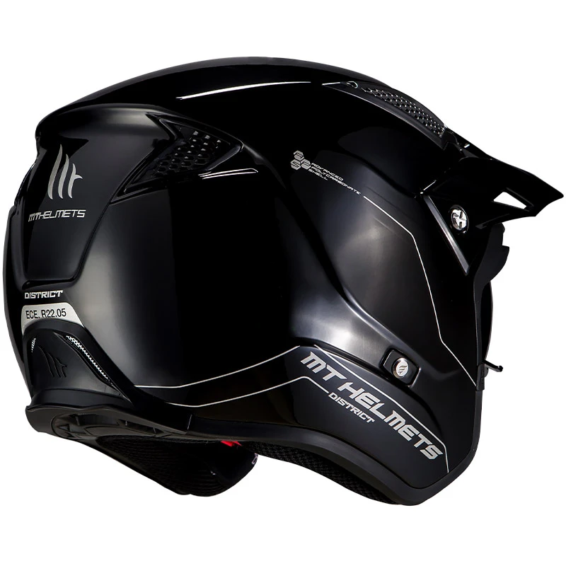 Trial Casco Mt Helmets District Sv Solid A1 Nero 3 Trial Casco Mt Helmets District Sv Solid A1 Nero - immagine 3