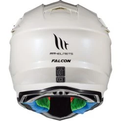 Policarbonato Mt Helmets Falcon Solid A0 Bianco -Sconto Mt Outlet mthelmets falcon solid bianco 3