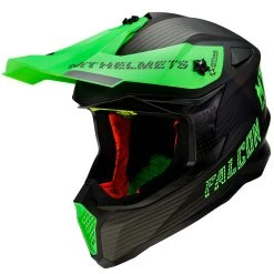 Policarbonato Casco Mt Helmets Falcon System D6 Verde