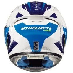 Fibra Mt Helmets Kre Lookout G6 Bianco Blu -Sconto Mt Outlet mthelmets kre lookout g6 bianco 3