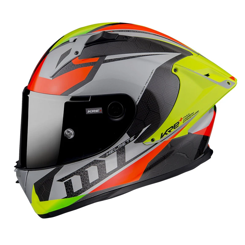 Fibra Mt Helmets Kre Plus Carbon Projectile D2 Grigio 4 Fibra Mt Helmets Kre Plus Carbon Projectile D2 Grigio - immagine 4