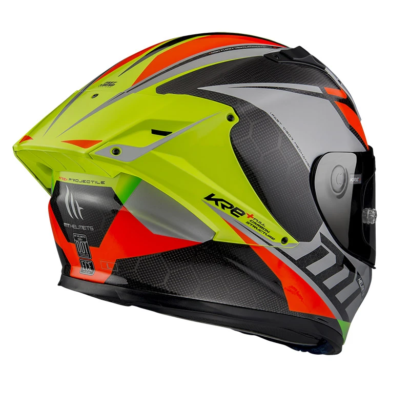 Fibra Mt Helmets Kre Plus Carbon Projectile D2 Grigio 5 Fibra Mt Helmets Kre Plus Carbon Projectile D2 Grigio - immagine 5