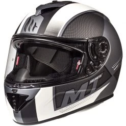 Fibra Mt Helmets Rapide Overtake B6 Bianco Opaco