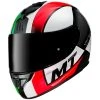 Fibra Mt Helmets Rapide Overtake D2 Rosso Verde