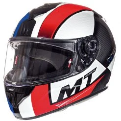 Fibra Mt Helmets Rapide Overtake D3 Rosso Blu