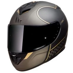 Fibra Mt Helmets Rapide Revival A1 Nero Opaco