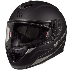 Fibra Mt Helmets Rapide Solid A1 Nero Opaco