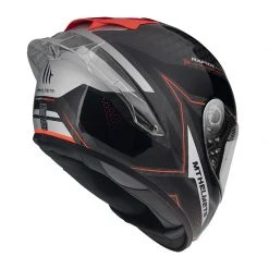 Fibra Casco Mt Helmets Rapide Pro Master B5 Rosso Fluo 5 Fibra Casco Mt Helmets Rapide Pro Master B5 Rosso Fluo -Sconto Mt Outlet mthelmets rapidepro promaster rosso 3