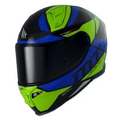 Policarbonato Casco Mt Helmets Revenge 2 Scalpel A3 Giallo Fluo