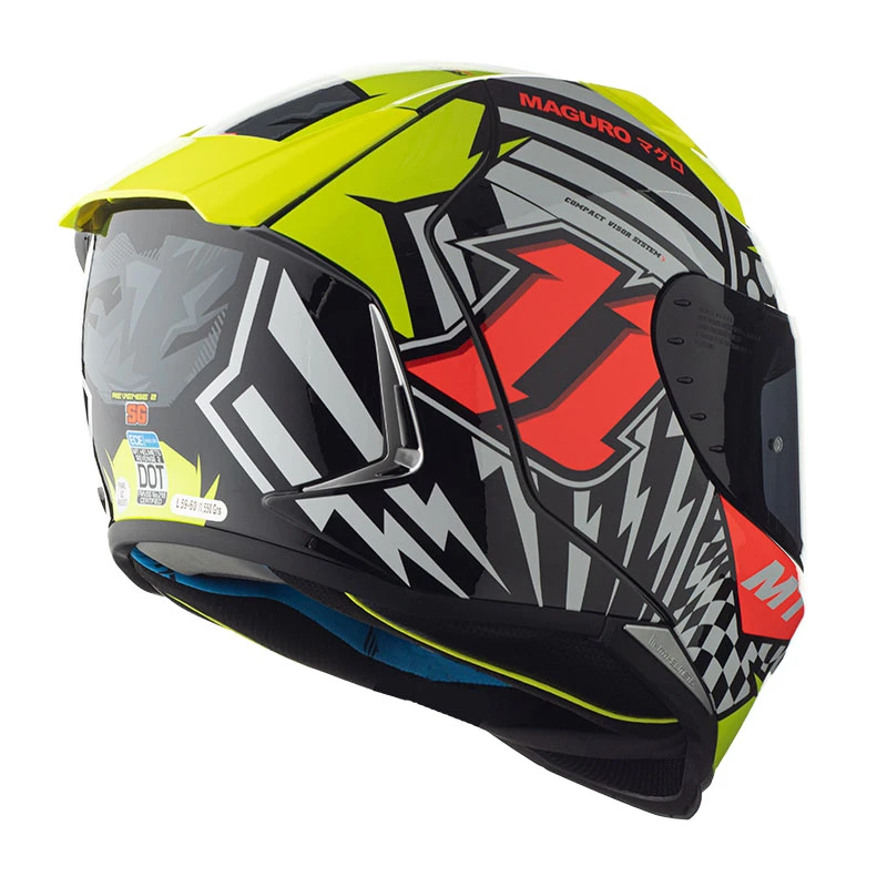 Policarbonato Casco Mt Helmets Revenge 2 Sergio Garcia A3 Giallo 4 Policarbonato Casco Mt Helmets Revenge 2 Sergio Garcia A3 Giallo - immagine 4