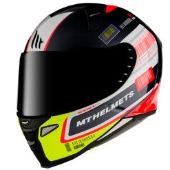 Policarbonato Casco Mt Helmets Revenge 2 Rs A1 Nero