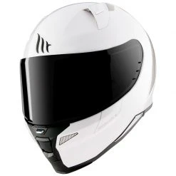 Policarbonato Casco Mt Helmets Revenge 2 Solid A0 Bianco