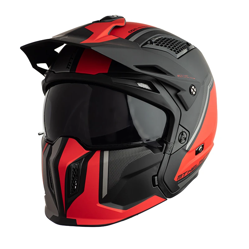 Mentoniera Removibile Mt Helmets Streetfighter Sv Twin C5 Rosso Opaco 1 Mentoniera Removibile Mt Helmets Streetfighter Sv Twin C5 Rosso Opaco