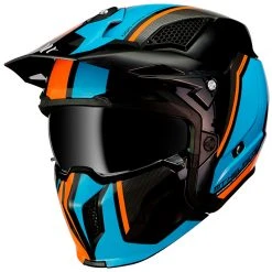 Mentoniera Removibile Mt Helmets Streetfighter Sv Twin A4 Arancio Fluo