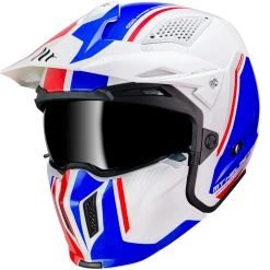 Mentoniera Removibile Mt Helmets Streetfighter Sv Twin B7 Bianco Pearl