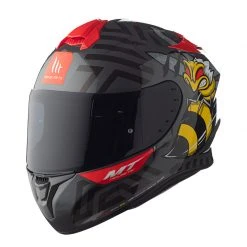 Policarbonato Casco Mt Helmets Targo Bee B5 Rosso Lucido