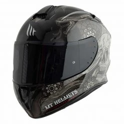 Policarbonato Casco Mt Helmets Targo Dagger E1 Nero