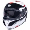 Policarbonato Mt Helmets Targo Enjoy D5 Bianco Rosso