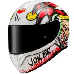 Policarbonato Casco Mt Helmets Targo Joker A0 Bianco