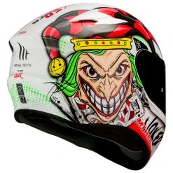 Policarbonato Casco Mt Helmets Targo Joker A0 Bianco -Sconto Mt Outlet mthelmets targojoker bianco 3