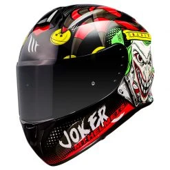 Policarbonato Casco Mt Helmets Targo Joker A1 Nero