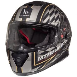 Policarbonato Mt Helmets Thunder 3 Sv Isle Of Man Nero Oro