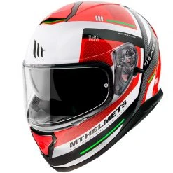 Policarbonato Casco Mt Helmets Thunder 3 Sv Carry C5 Rosso