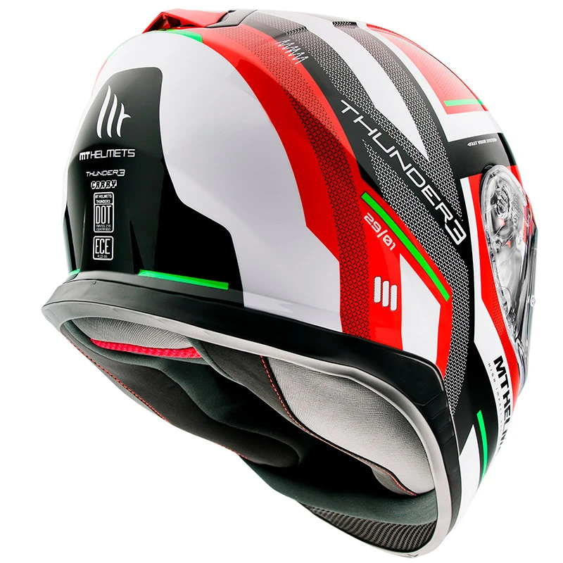 Policarbonato Casco Mt Helmets Thunder 3 Sv Carry C5 Rosso 3 Policarbonato Casco Mt Helmets Thunder 3 Sv Carry C5 Rosso - immagine 3