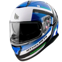 Policarbonato Casco Mt Helmets Thunder 3 Sv Carry C7 Blu