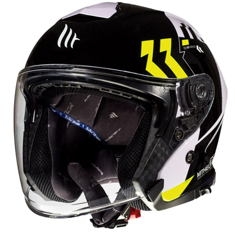 Policarbonato Mt Helmets Thunder 3 Sv Jet Venus A3 Giallo 1 Policarbonato Mt Helmets Thunder 3 Sv Jet Venus A3 Giallo
