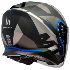 Policarbonato Casco Mt Helmets Thunder 3 Sv Jet Bow A7 Blu -Sconto Mt Outlet mthelmets thunder3svjetbow blu 3