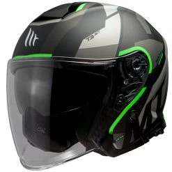 Policarbonato Casco Mt Helmets Thunder 3 Sv Jet Bow A6 Verde