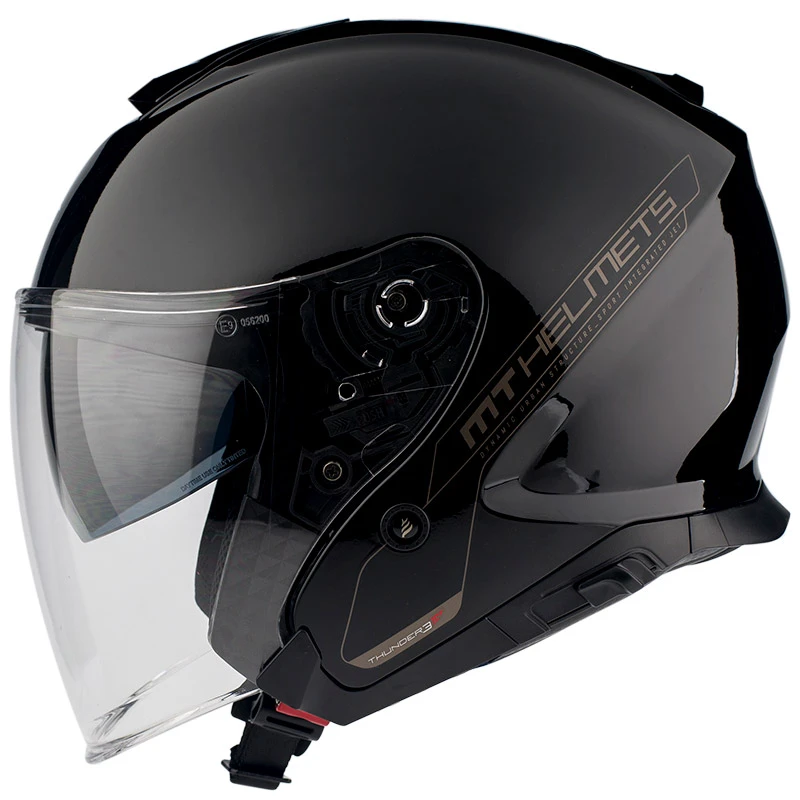 Policarbonato Mt Helmets Thunder 3 Sv Jet Solid A1 Nero 2 Policarbonato Mt Helmets Thunder 3 Sv Jet Solid A1 Nero - immagine 2
