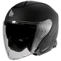 Policarbonato Mt Helmets Thunder 3 Sv Jet Solid A1 Nero Opaco