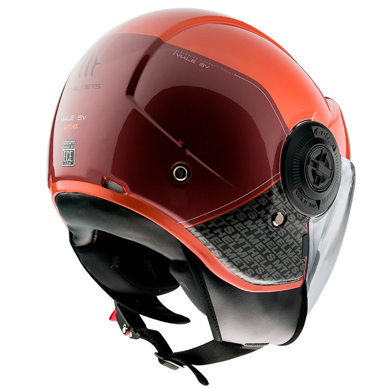 Policarbonato Casco Mt Helmets Viale Sv Break A5 Rosso 3 Policarbonato Casco Mt Helmets Viale Sv Break A5 Rosso - immagine 3