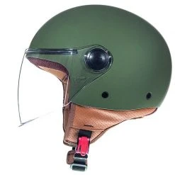 Policarbonato Mt Helmets Street Solid A6 Verde Opaco
